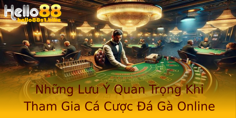 Những Lưu Ý Quan Trọng Khi Tham Gia Cá Cược Đá Gà Online